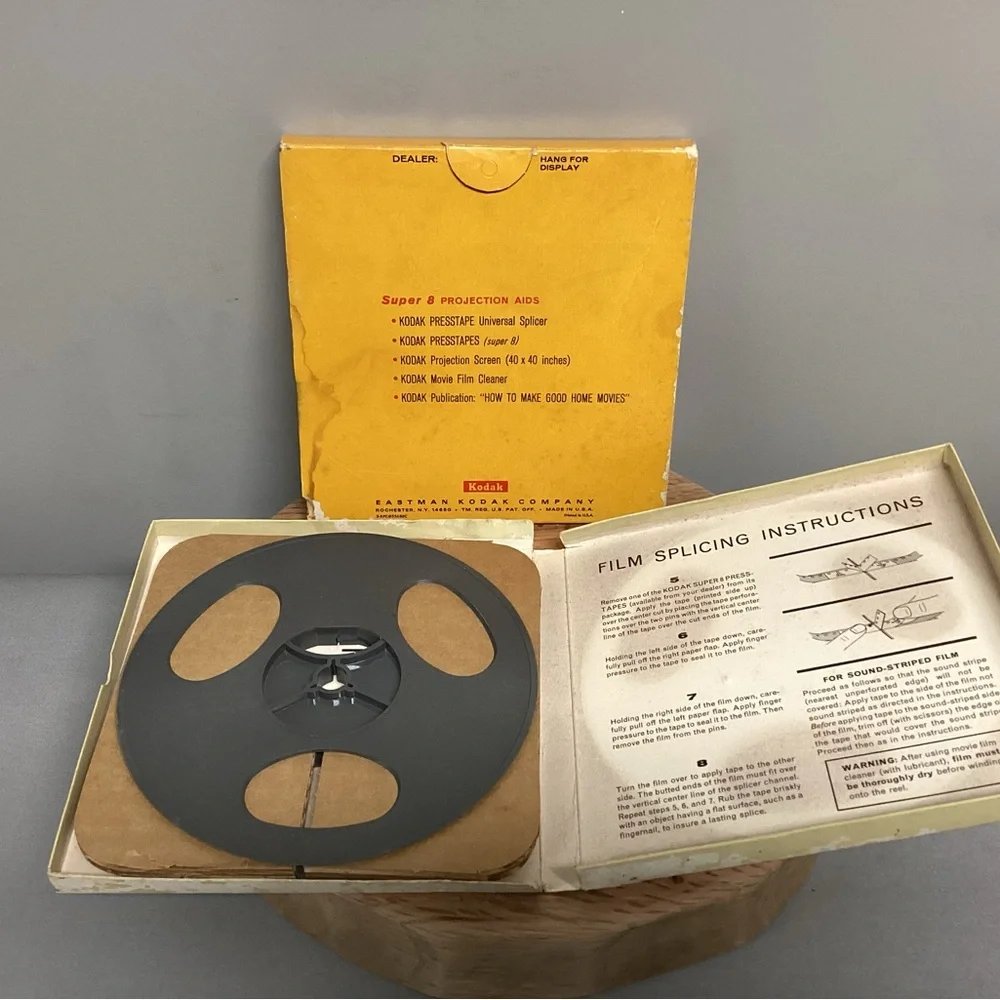 🟡 Vintage - Never Used - Kodak Movie Reel - Super 8 - 400 Feet - Made In USA